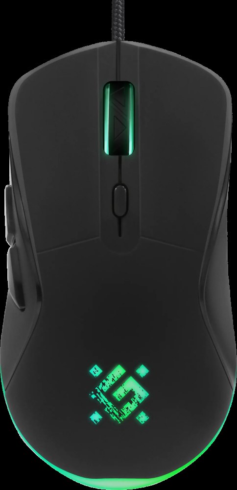 Мышь проводная Defender Arga GM-049 черный, 3600 dpi, USB, кнопки - 6