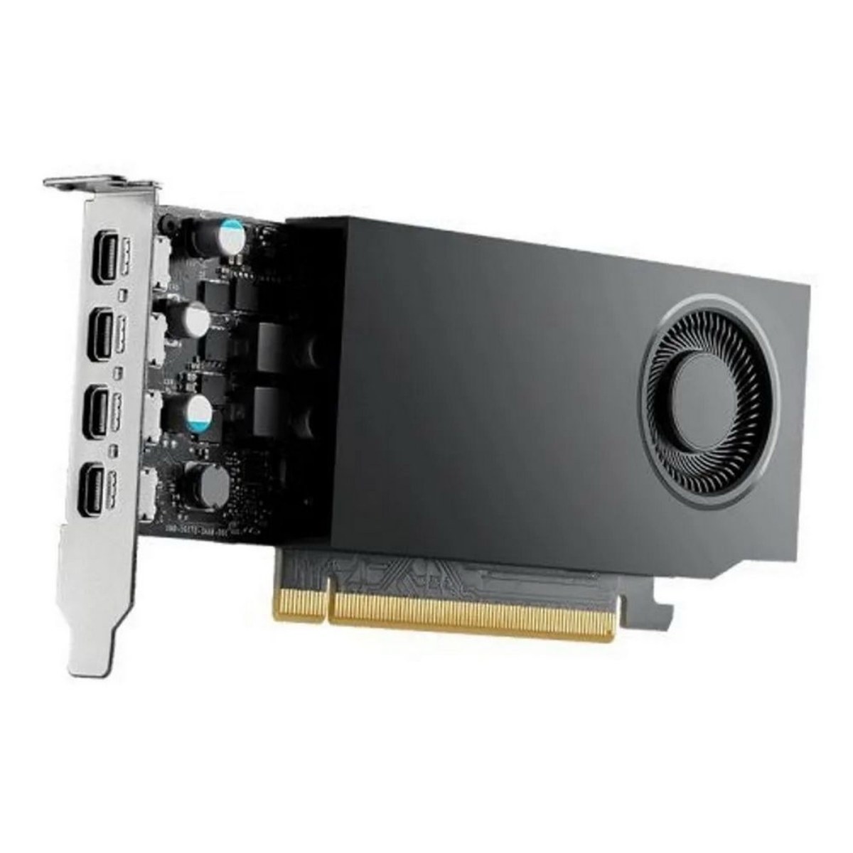 Видеокарта NVIDIA RTX A400, 4 GB GDDR6, 64 bit, 4xMini DisplayPort, GPU 727 MHz