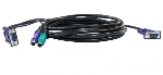 Кабель D-Link DKVM-CB5 KVM Cable with VGA and 2 x PS/2 connectors for DKVM-4K, 4.5m.