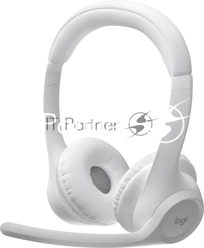 Гарнитура Logitech Zone 300 белый, беспроводная, Bluetooth, до 16 ч