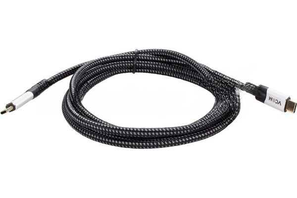Кабель VCOM USB4 TypeC(M)--TypeC(M), 5K 60Hz, 8K 30Hz 40Gbps, PD 240W, 2м CU560-2M