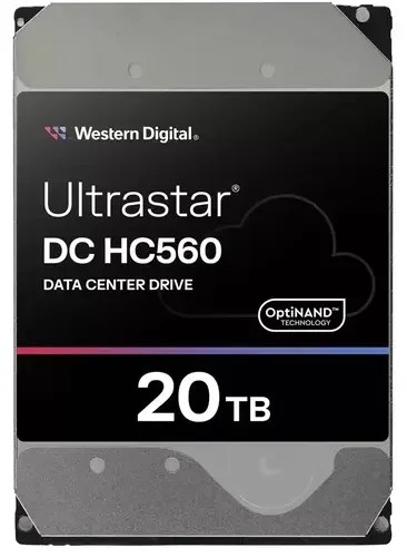 Жесткий диск Western Digital HDD SAS Server 20Tb Ultrastar DC HC560 7200 12Gb/s 512MB 1 year warranty