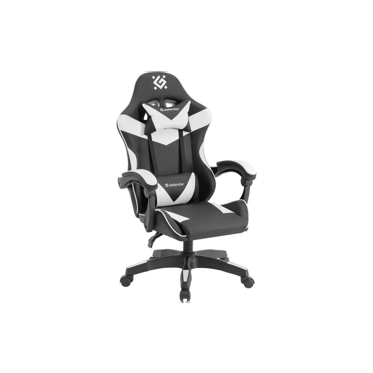 Кресло игровое Defender URANA черный/белый 64058