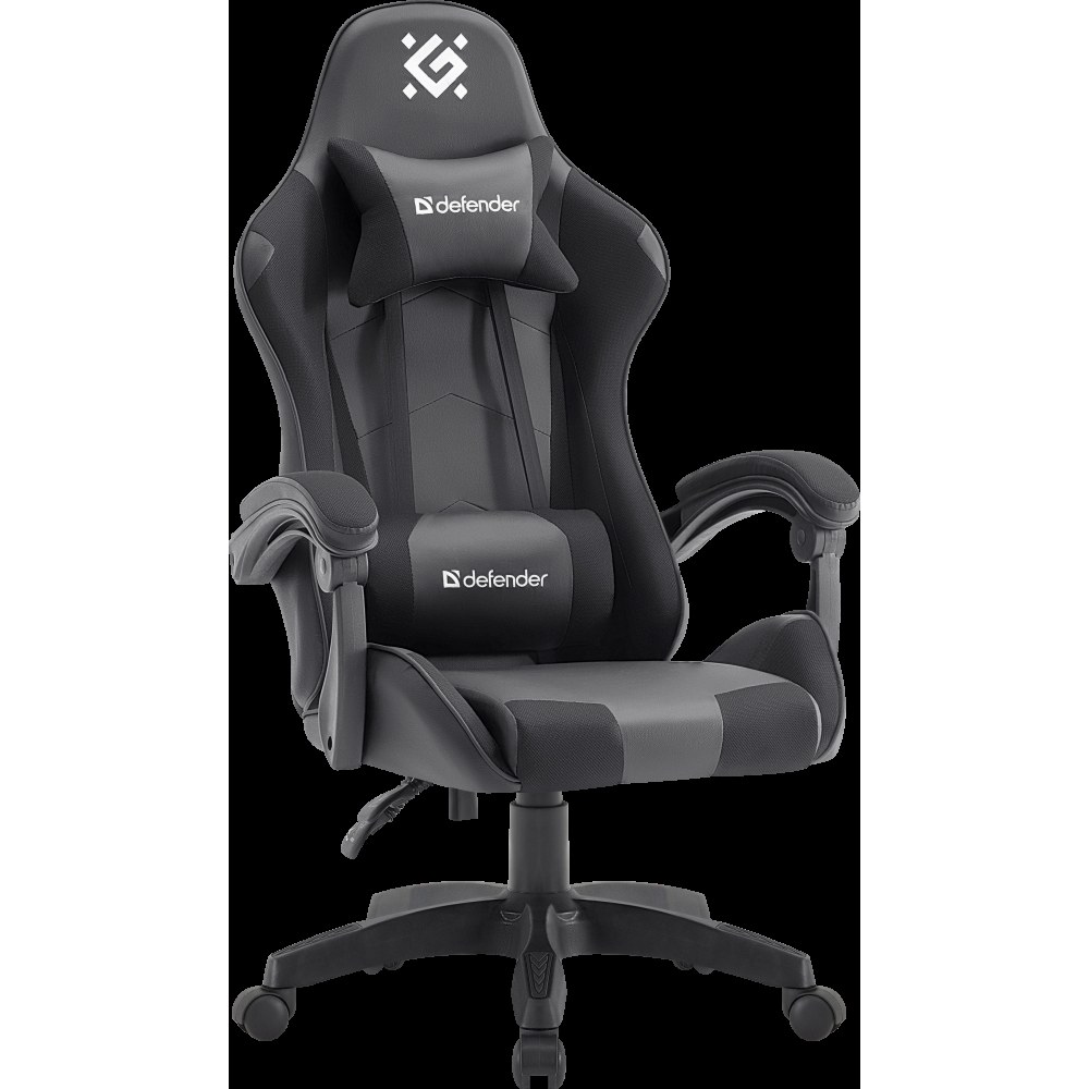 Кресло игровое Defender OKAS BLACK/GREY PU