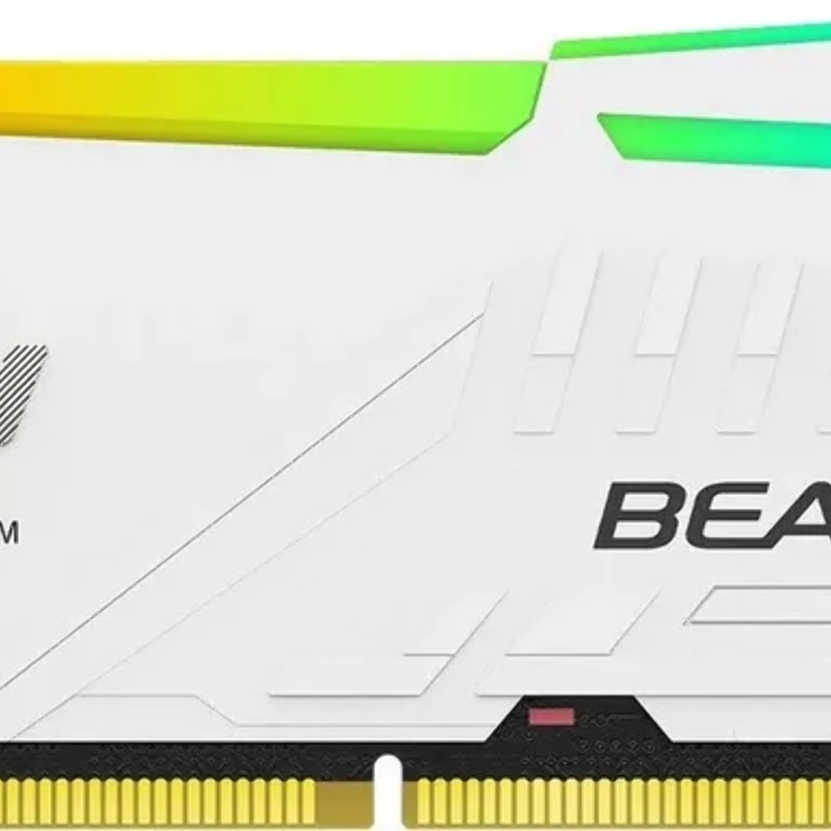 Оперативная память Kingston Fury Beast, DDR5, 32Gb (1x32Gb), 6000MHz, CL36, DIMM, радиатор, RGb, белый