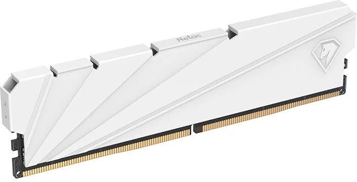 Оперативная память NETAC, DDR4, 8Gb, 3600MHz, CL18, DIMM, с радиатором, белый