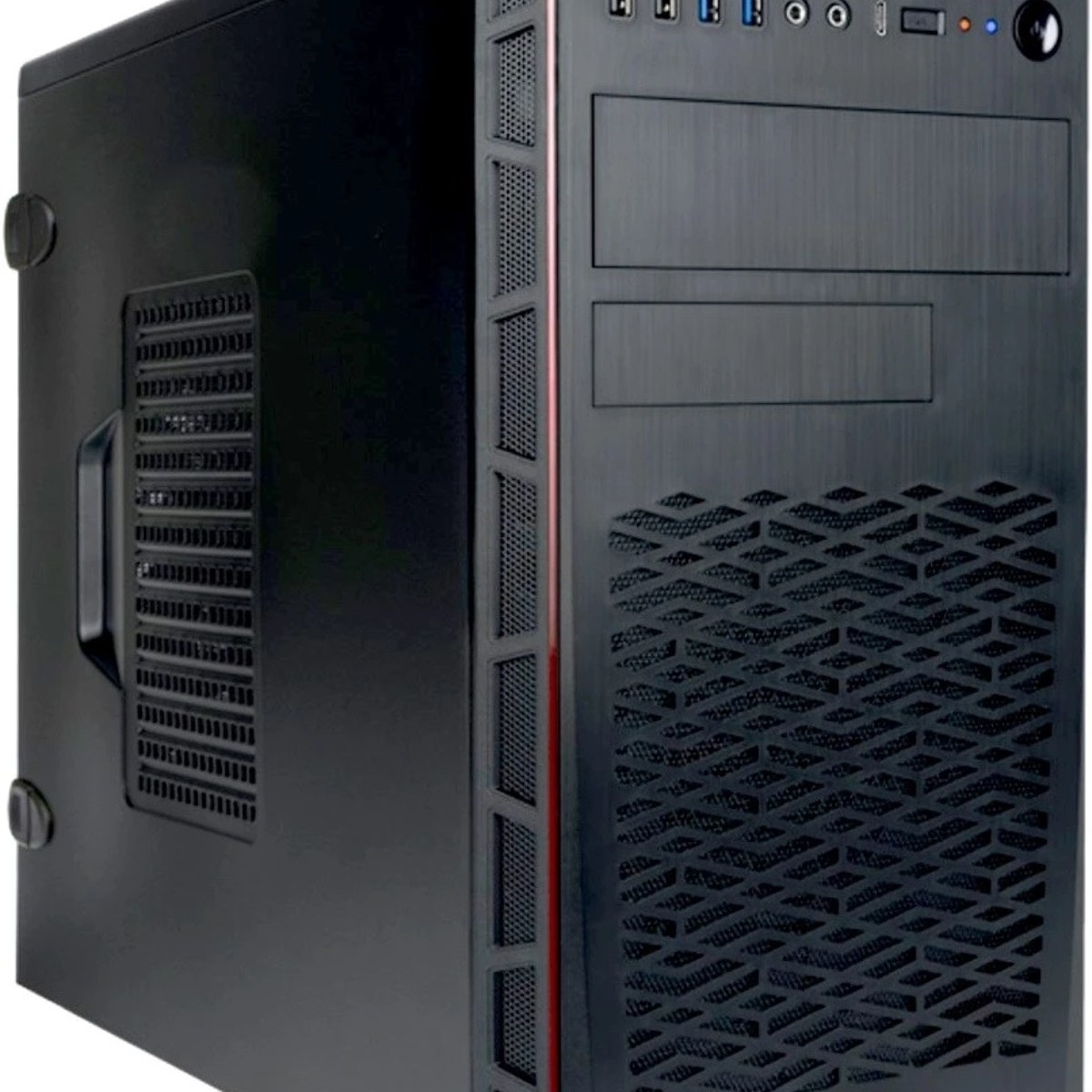 Компьютерный корпус Mini Tower InWin EMR065 черный 500W PM-500ATX U3.0*2+U2.0*2+A(HD)+intrusion switch mATX