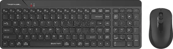 Комплект клавиатура+мышь A4Tech FStyler FG2300 Air2 беспроводной, USB, 1200 DPI, чёрный