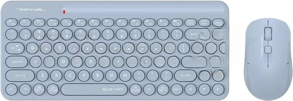 Комплект клавиатура+мышь A4Tech FStyler FG3200 Air2 беспроводной, USB, 2000 DPI, синий