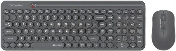 Комплект клавиатура+мышь A4Tech FStyler FG3300 Air2 беспроводной, USB, 2000 DPI, серый
