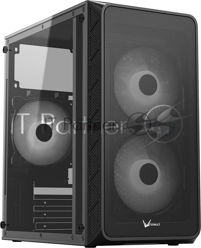 Компьютерный корпус AeroCool/Formula Air Mesh G4 черный без БП mATX 1x120мм 1xUSB 2.0 1xUSB 3.0 audio