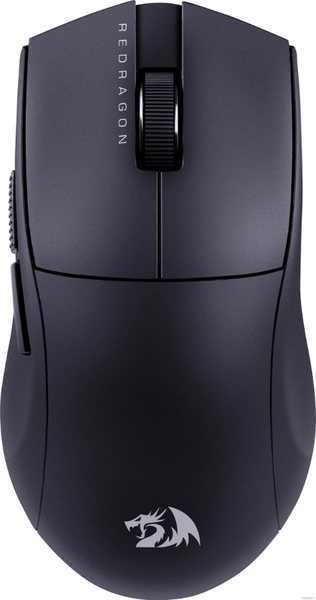 Мышь беспроводная Defender Redragon K1ng 4K Pro черный, 26000 dpi, радиоканал, Bluetooth, USB, кнопки - 5