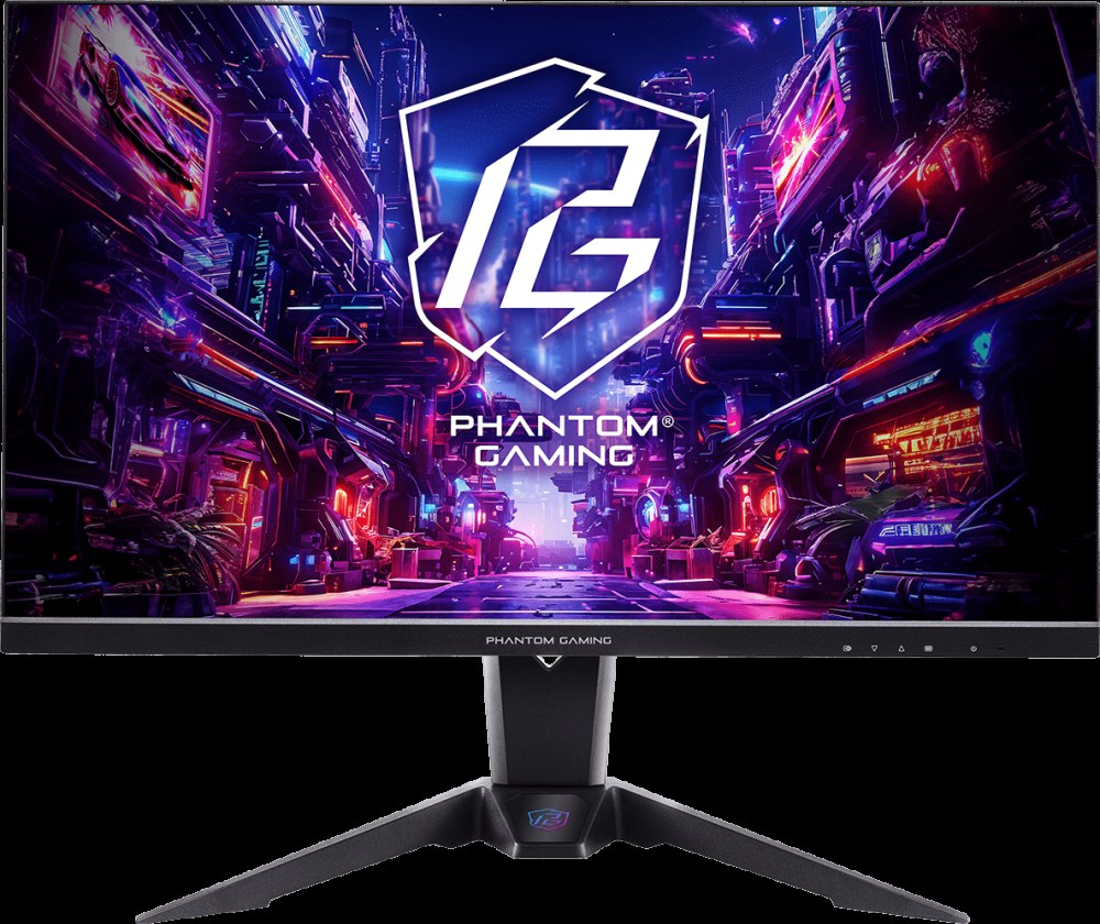 Монитор 27" AsRock Phantom Gaming PG27QFT2A IPS 2560x1440, 180 Гц, 5 мс, 16:9, 400 кд/м², 2xHDMI, DisplayPort, HDR, FreeSync Premium, Flicker Free, Low Blue Light, черный