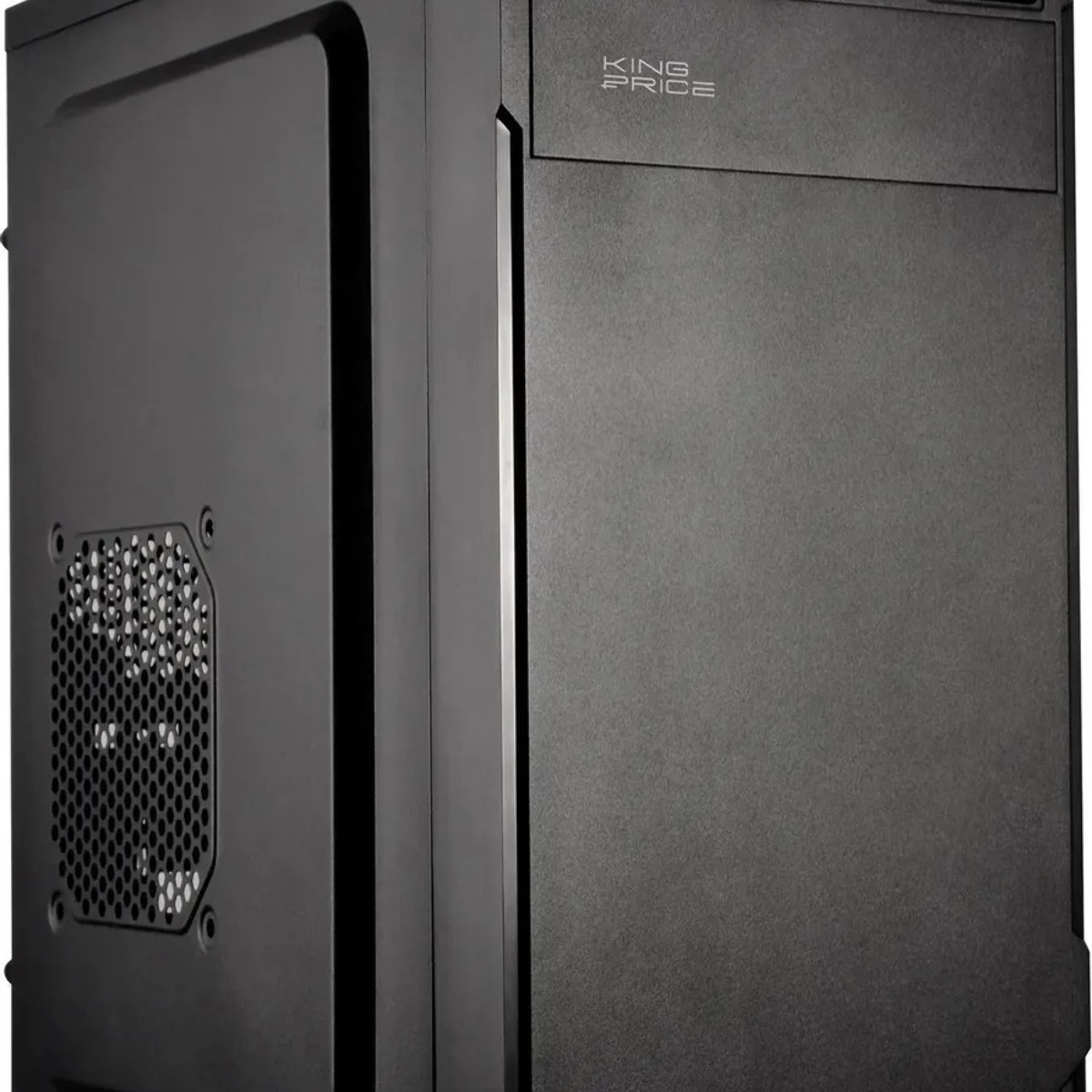 Компьютерный корпус KingPrice KPCC-MN209 черный без БП mATX 1x80мм 2x120мм 2xUSB 2.0 audio