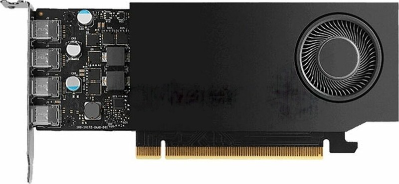 Видеокарта PNY RTX A400, 4 GB GDDR6, 64 bit, 4xMini DisplayPort, GPU 727 MHz