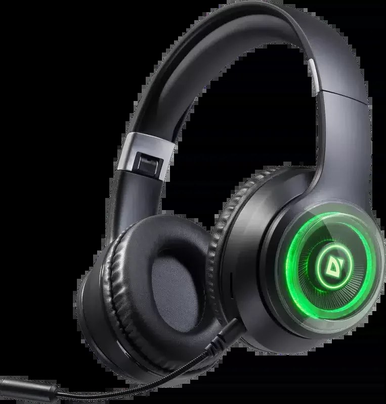 Гарнитура Defender FreeMotion B400 чёрный, беспроводная, Bluetooth, до 32 ч, подсветка