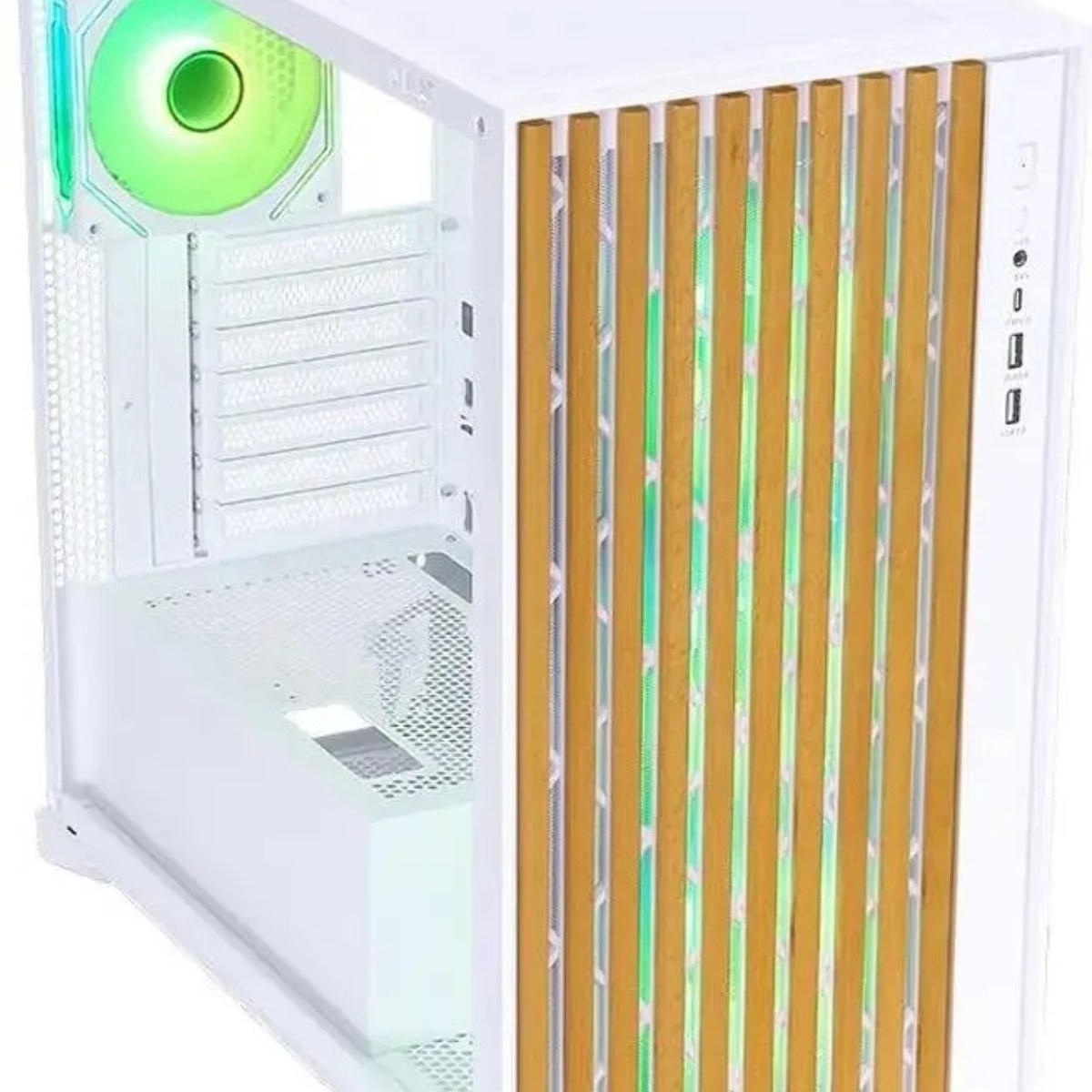 Компьютерный корпус Aerocool/Formula TimberLine T0 белый без БП mATX 6x120мм 6x140мм 2xUSB3.0 audio