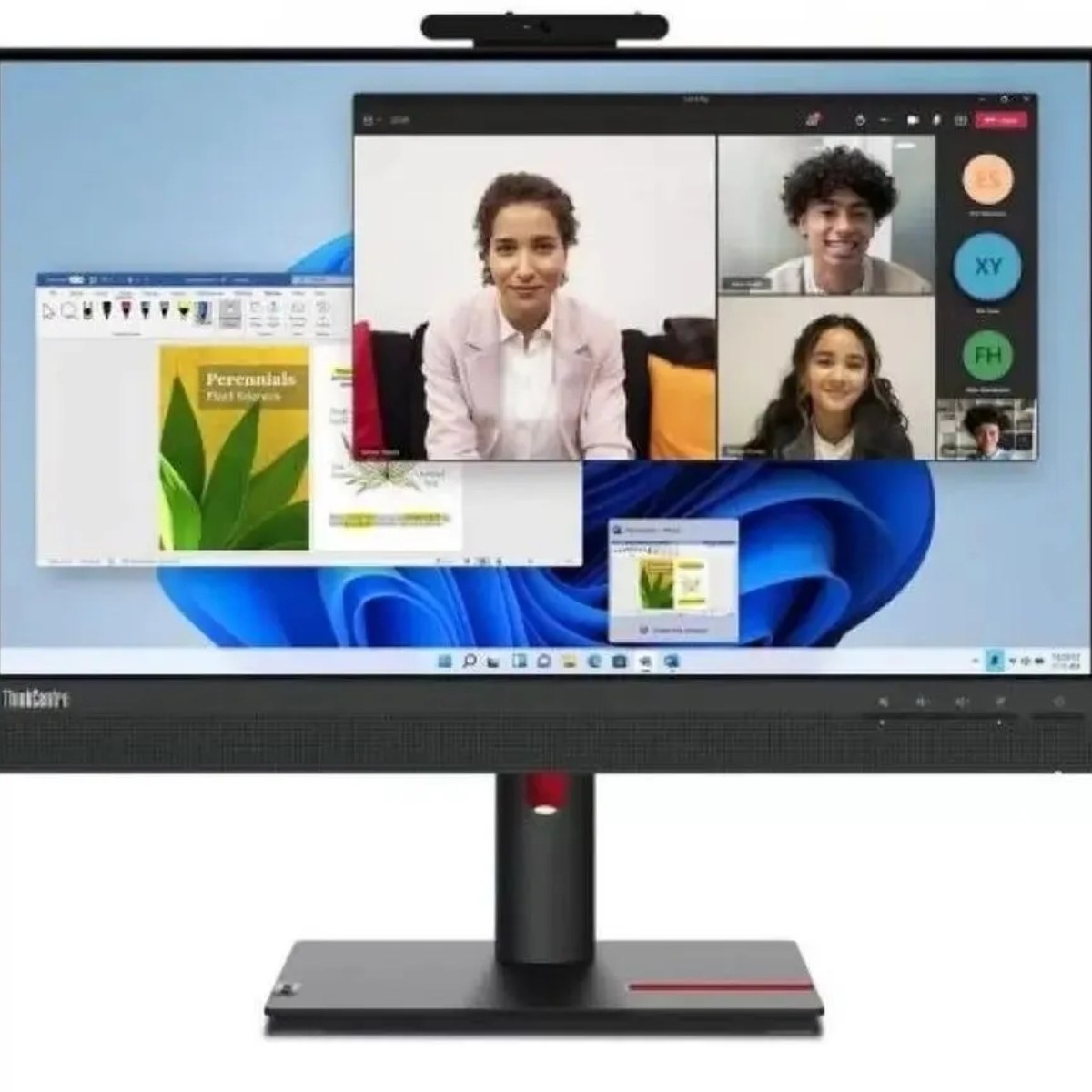 Монитор 24" Lenovo ThinkCentre TIO 24 Gen 5 IPS 1920x1080, 60 Гц, 6 мс, 16:9, 250 кд/м2, 1xHDMI, 1xDP, черный