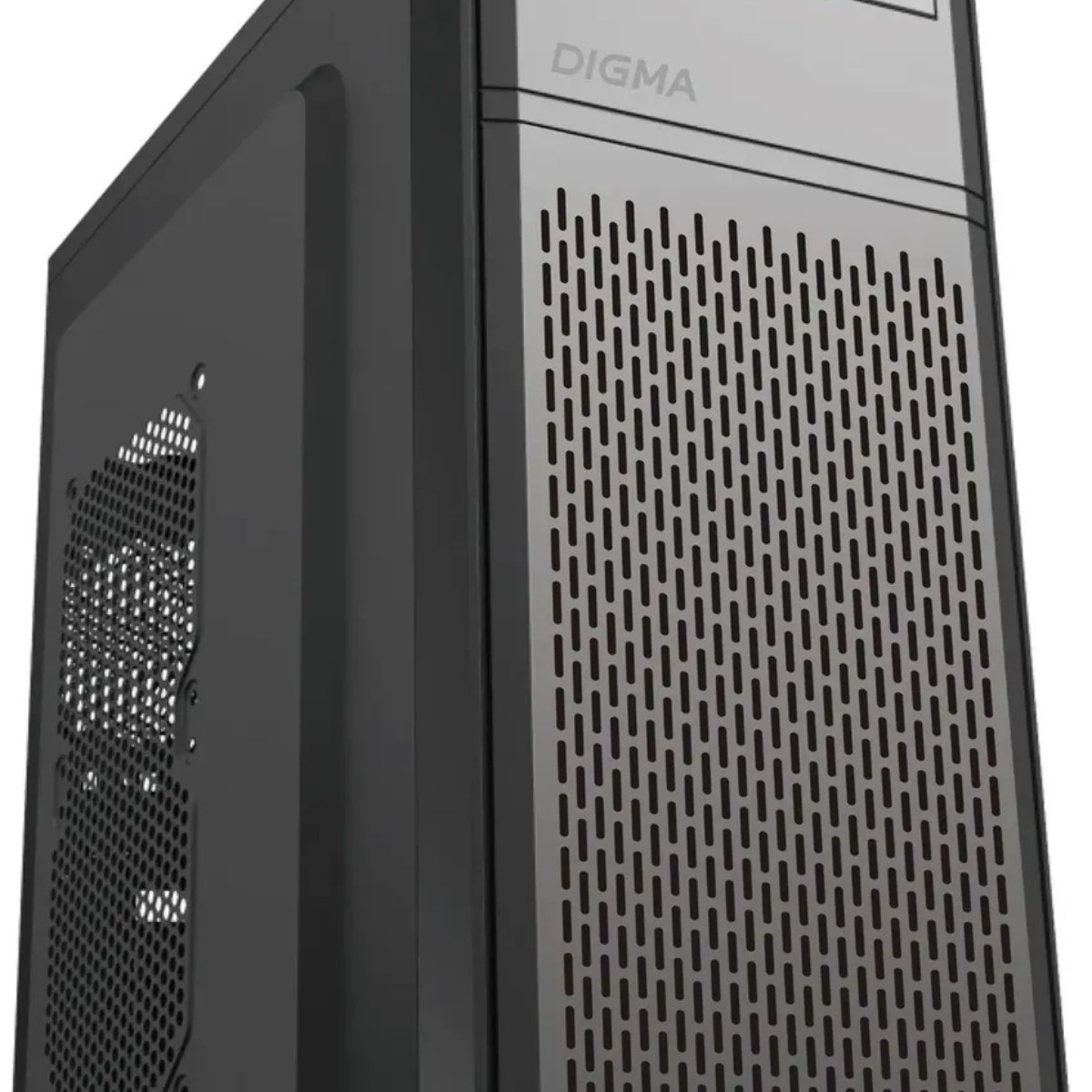 Компьютерный корпус Digma DCC-MD301 черный без БП ATX 1x80мм 4x120мм 1xUSB 2.0 1xUSB 3.0 audio