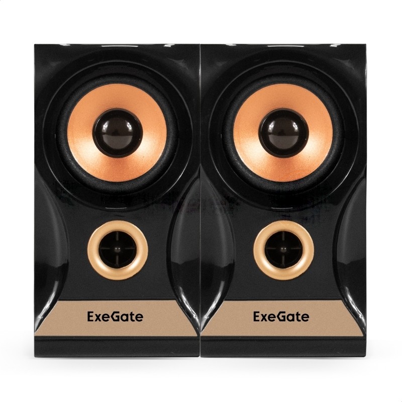 Акустическая система 2.0 ExeGate Maestro SPS-590 (Активная, питание 220В, 2х3Вт, 30-18000Гц, темное дерево, Color Box)