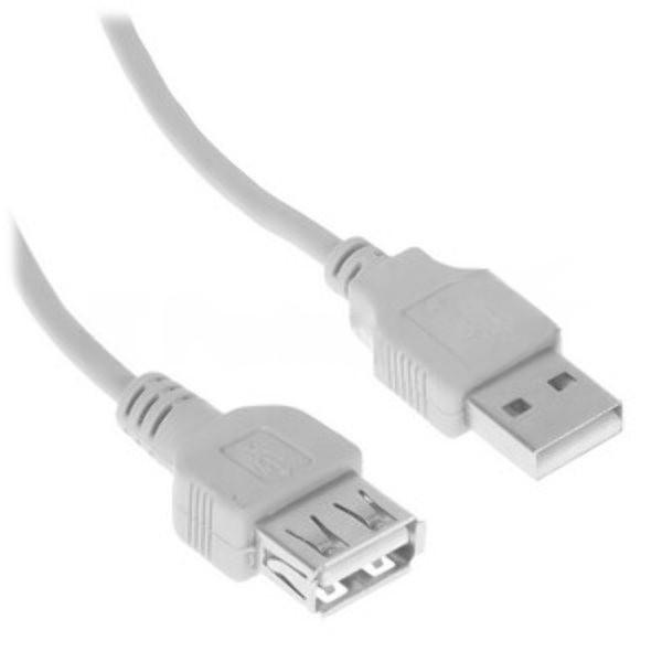 Кабель удлинит. USB2.0 Cablexpert CC-USB2-AMAF-15-N, AM/AF, медь, 4.5м, пакет