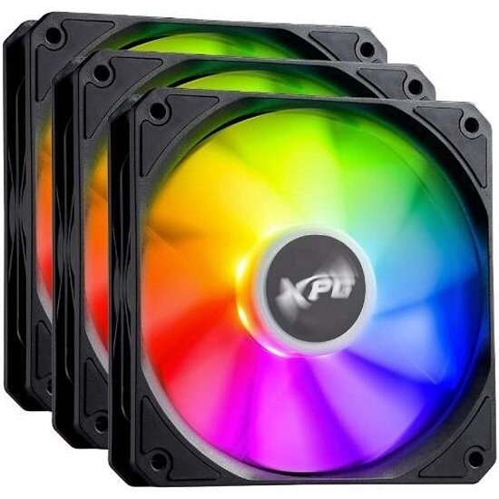 Вентилятор для корпуса ADATA XPG VENTO R 120 ARGb PWM черный, 120 мм, 1600 об/мин, 32 дБ, 4 pin