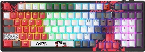 Клавиатура беспроводная механическая A4Tech Bloody WS98 Naraka USB черный/красный (WS98)