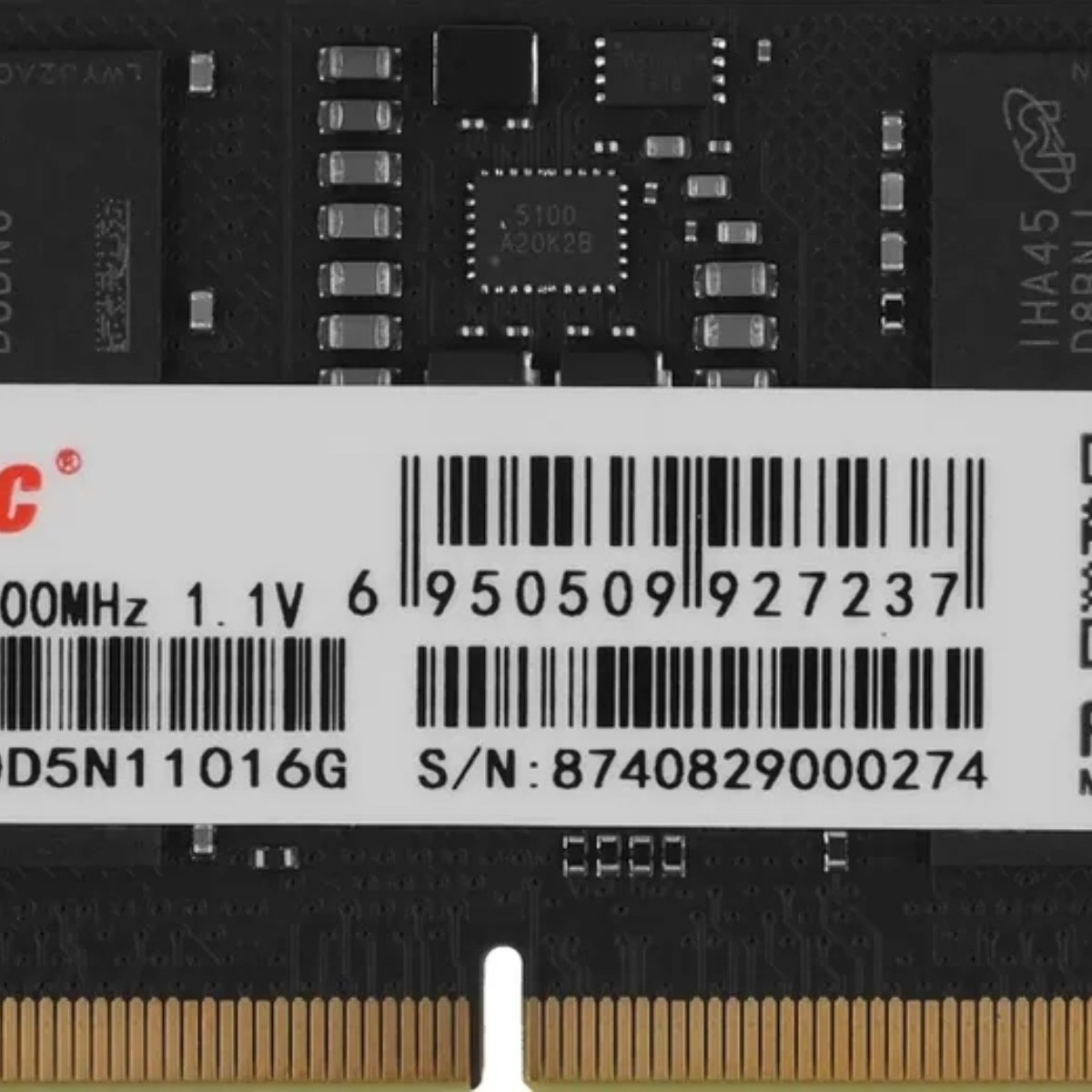 Оперативная память KingSpec DDR5, 16Gb (1x16GB), 4800MHz, CL40 SO-DIMM
