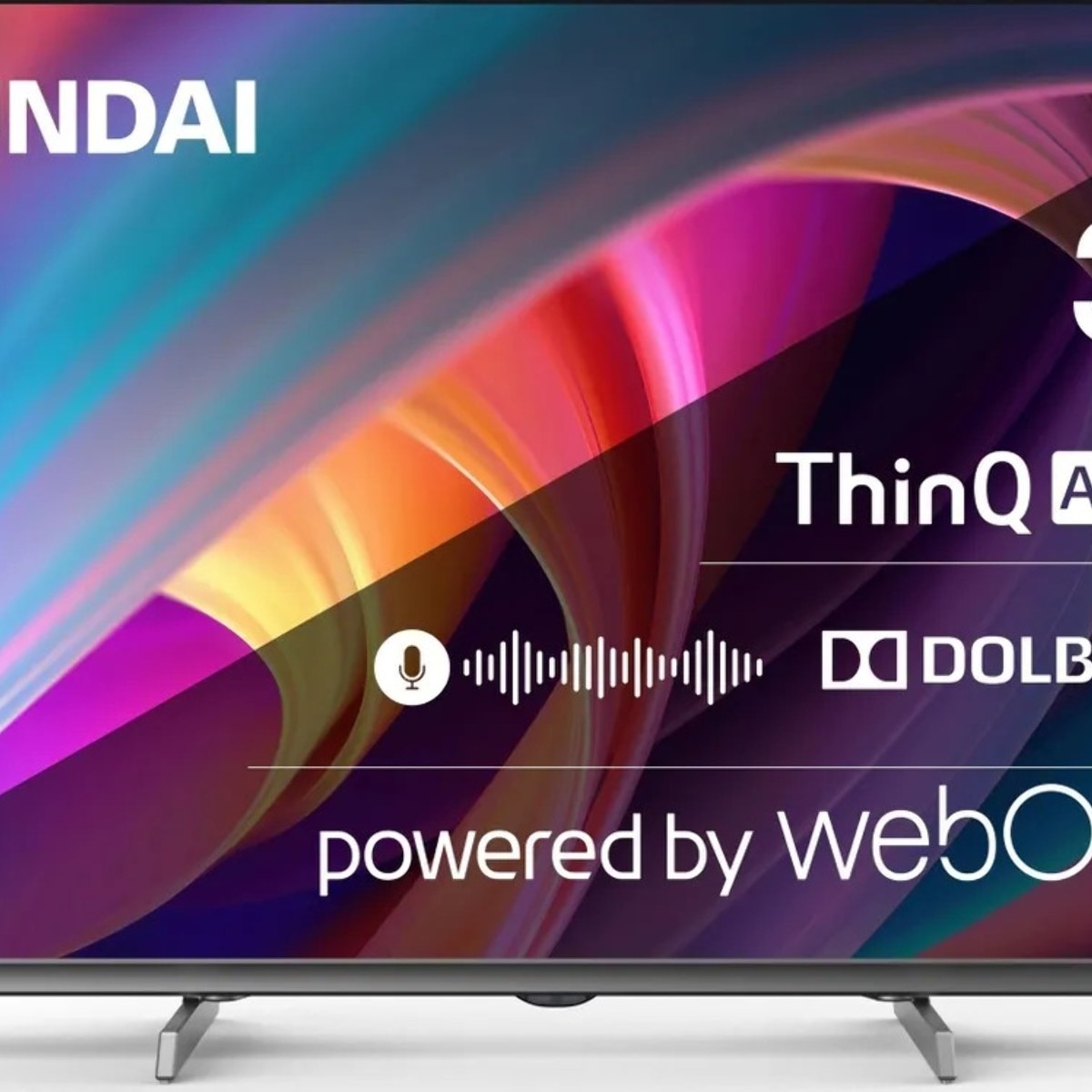 Телевизор Hyundai 32" H-LED32BS5100 черный/серый LED HD 60Hz WebOS 1.5GB/8GB