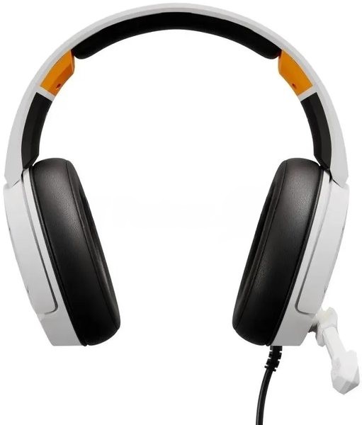 Гарнитура Oklick HS-L710G белый/чёрный, проводная, USB, подсветка