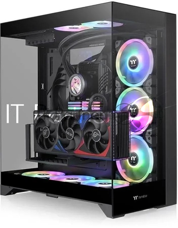 Компьютерный корпус Thermaltake CTE E550 TG черный без БП ATX 8x120мм 6x140мм 2xUSB3.0 audio bott PSU