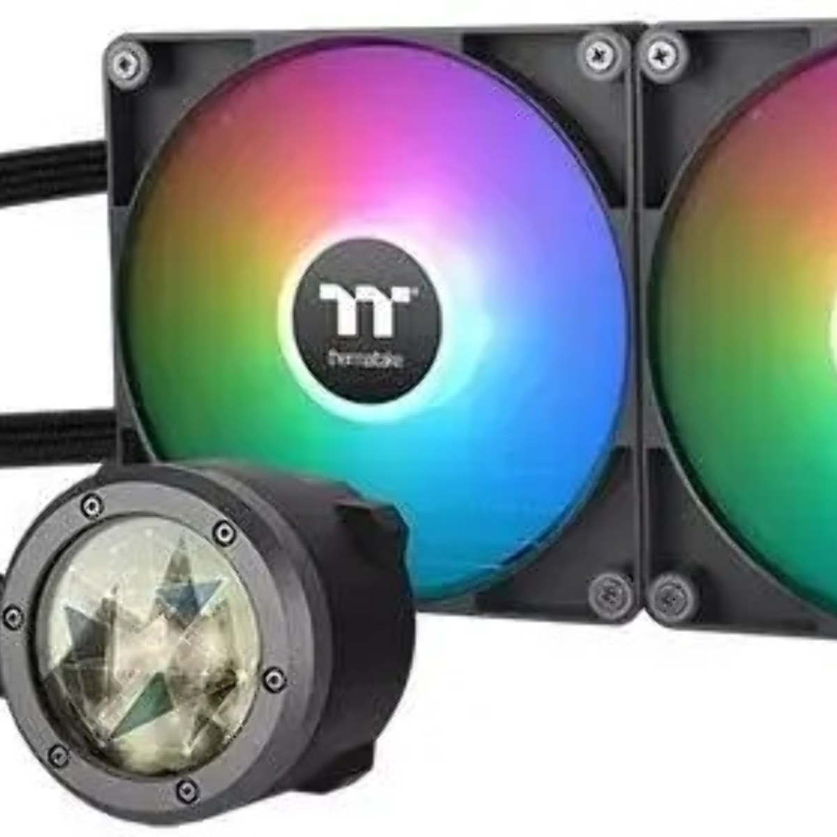 Система жидкостного охлаждения Thermaltake TH280 V2 Ultra ARGB Sync черный, 280 мм, 2x140 мм, 500-2000 об/мин, 4 pin PWM, ARGB