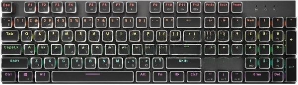 Клавиатура проводная GMNG GG-KB815X (1913914), USB, черный + белый