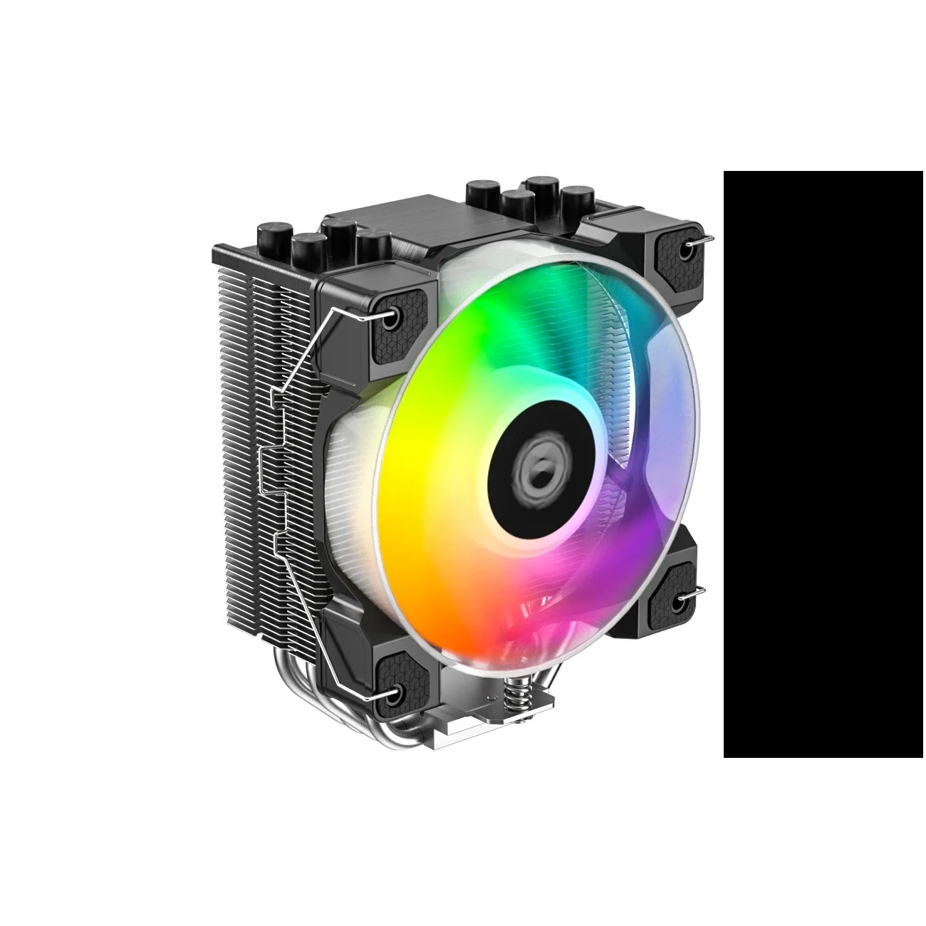 Кулер ID-Cooling SE-214-XT DF ARGB черный 120мм алюминий/медь 1500rpm 27db 4-pin 180W 150мм
