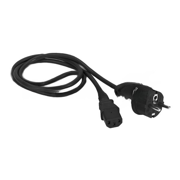 Шнур питания Lanmaster LAN-PP13/SH-10-BK C13-Schuko проводник.:3x0.75мм2 10м 250В 10А черный