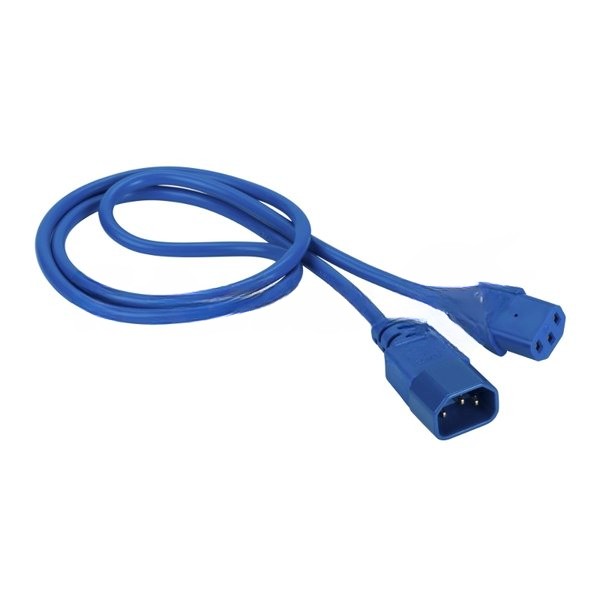 Шнур питания Lanmaster LAN-PP13/14-10-BL C13-С14 проводник.:3x0.75мм2 10м 220В 10А синий