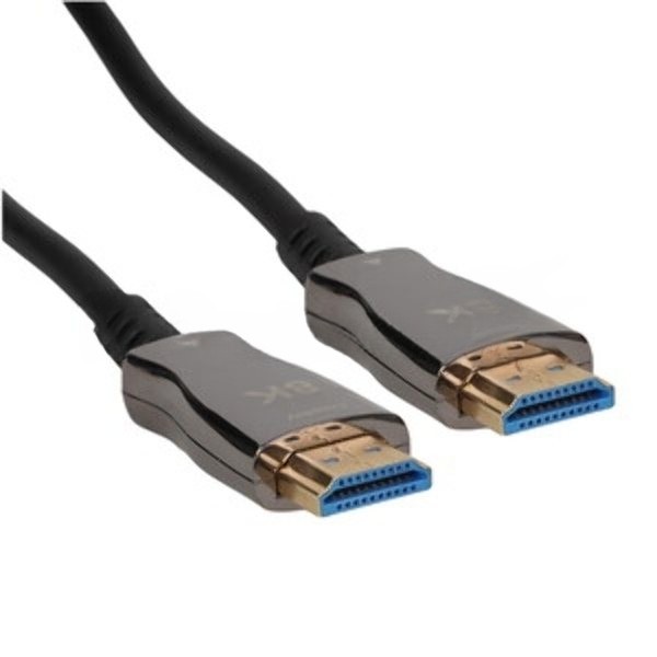 Кабель HDMI Wize AOC-8K-HM-HM-70M оптический, 70 м, 8K/60HZ, 4:4:4, v.2.1, ARC, 19M/19M, черный, коробка