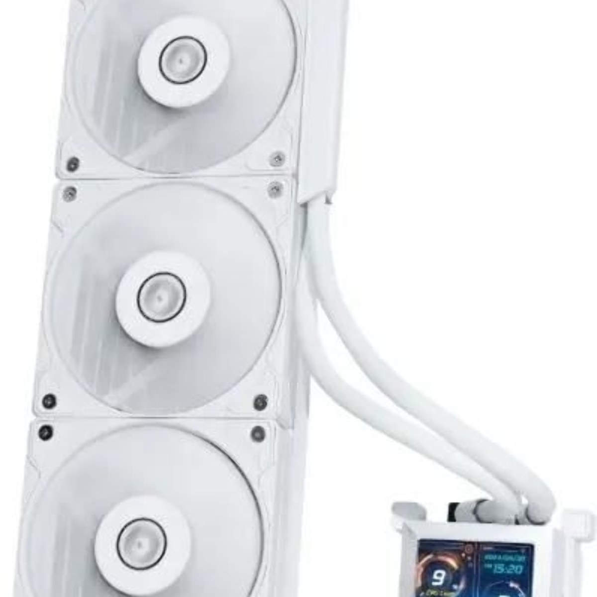 Система жидкостного охлаждения Lian-Li HydroShift LCD 360S Soc-AM5/AM4/1700 белый 4-pin 29.8dB Al+Cu LCD 330W Ret (G89.GHSLCD36SW.R0)