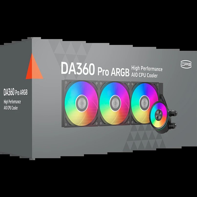 Система охлаждения PCCooler DA360 Pro ARGb черный 120мм алюминий+медь 2200rpm 33.7db 4-pin 300W