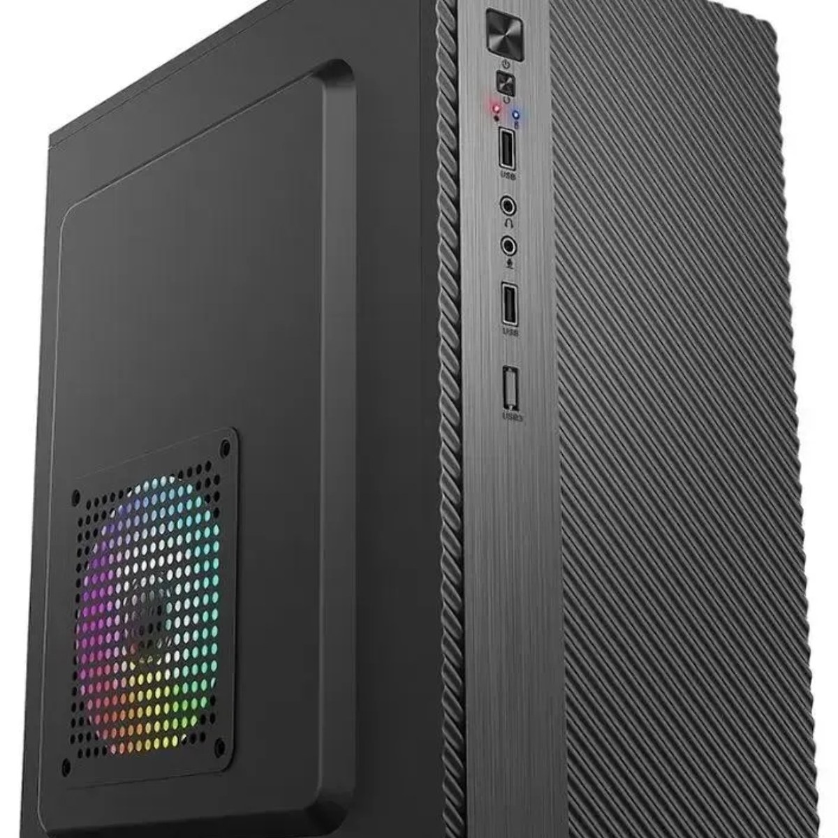 Компьютерный корпус Accord Entry ACC-2053B черный без БП mATX 1x80мм 1x120мм 2xUSB2.0 audio