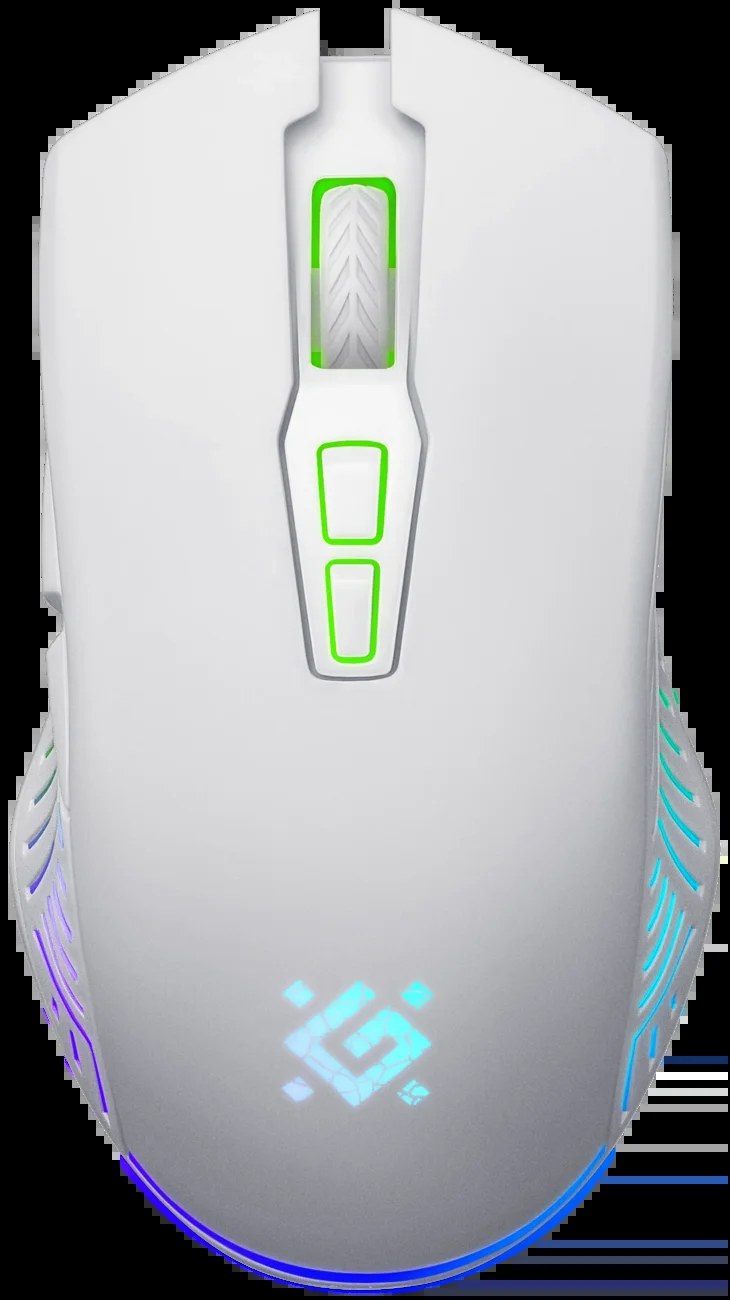 Мышь беспроводная Defender Pandora GM-502 белый, 3200 dpi, радиоканал, USB, кнопки - 7