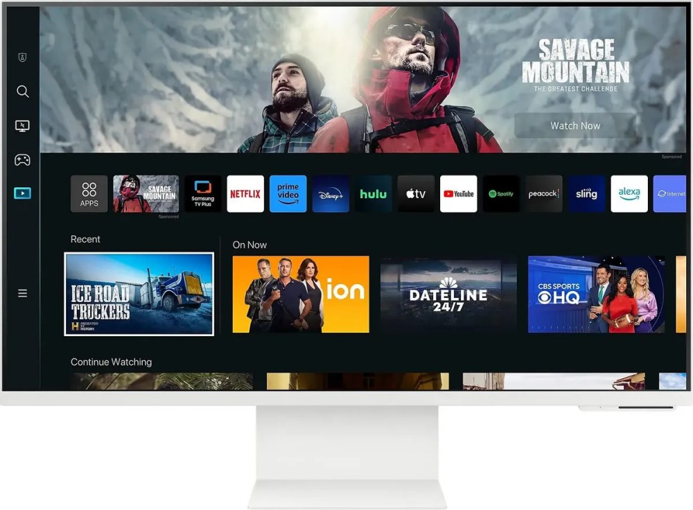 Монитор 32" Samsung M8 S32DM801UIXCI VA 3840x2160, 60 Гц, 4 мс, 16:9, 400 кд/м², 1xHDMI, 2xUSB-A, 1xUSB-C, белый