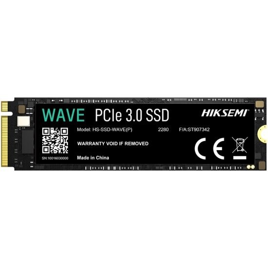 Накопитель SSD HIKSEMI WAVE(P), 256 Gb, PCIe 3.0 x4, M.2 2280, NVMe, R/W 2280/1800
