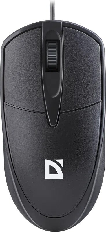 Мышь проводная Defender Trace MB-989 черный, 1000 dpi, USB, кнопки - 3