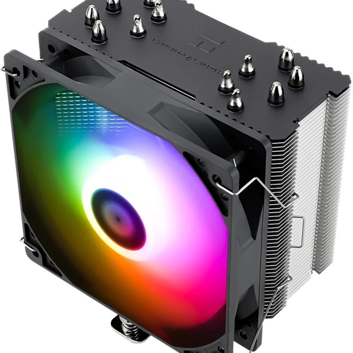 Кулер для процессора Thermalright Burst Assasin 120 ARGb (4-pin PWM, 154мм, Ni/CU, 6x6мм, ARGb, 1x120мм, 66.17CFM, 25.6dBA, 1550RPM, S: 1700, 1200, 115X, AM5, AM4)