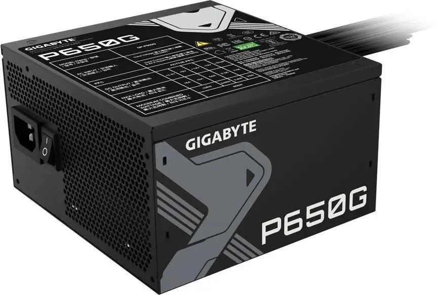 Блок питания Gigabyte ATX 650W GP-P650G 80+ gold (20+4pin) APFC 120мм fan 6xSATA RTL