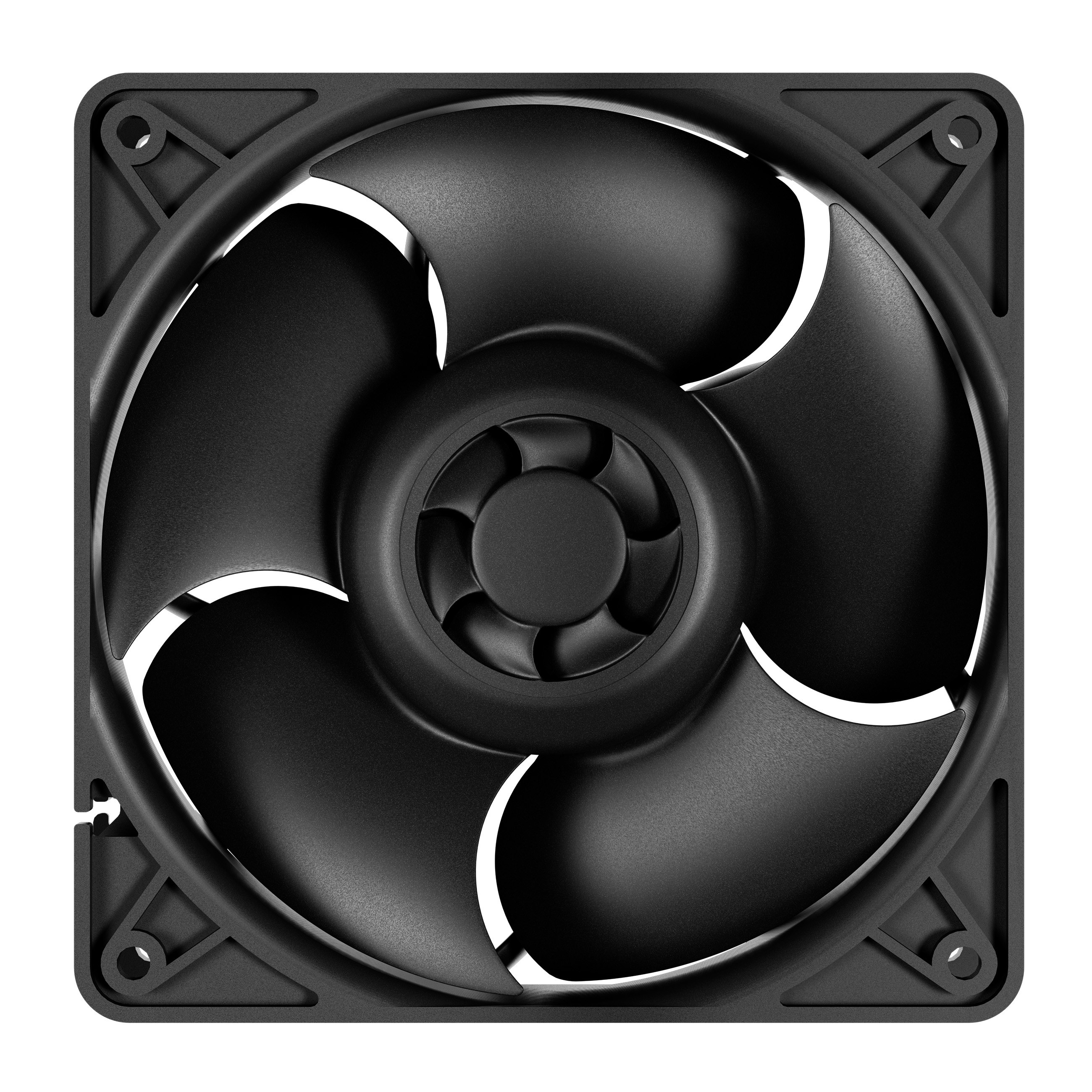 Вентилятор для корпуса Arctic S12038-8K черный, 120 мм, 8000 об/мин, 4 pin