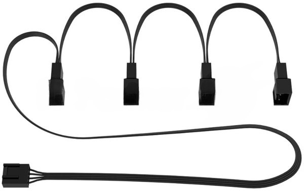 Кабель Arctic Cooling ARCTIC 4-Pin Fan Splitter Cable (Разветвитель для корпусных вентиляторов) to 4-x PWM Fan (701655) OEM