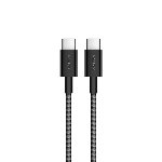 Кабель USB CukTech Type-C to Type-C braided cable（1.5m）3A 60W черный CTC315P