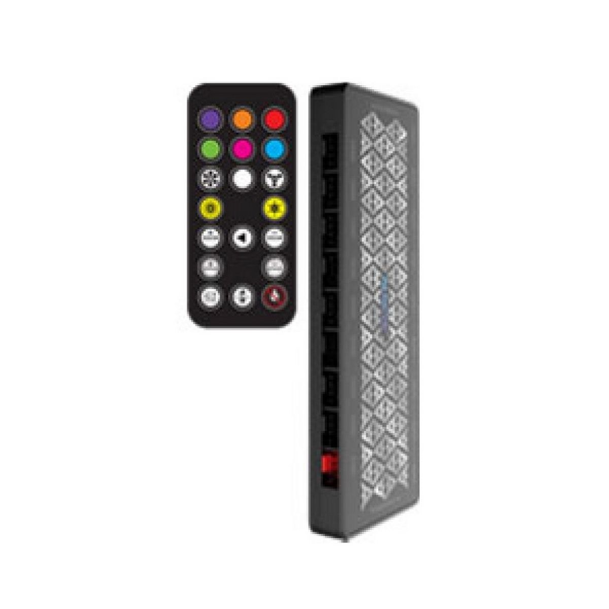 Контроллер вентиляторов ALSEYE A-Hub Pro-B (ARGb+PWM) PVC surface 145x50x16мм